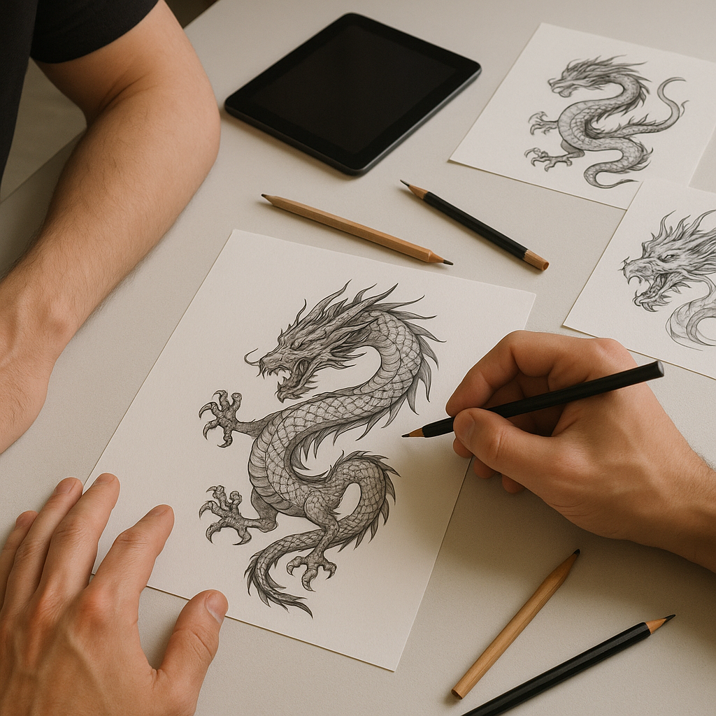 Bien préparer son tatouage avant bras dragon