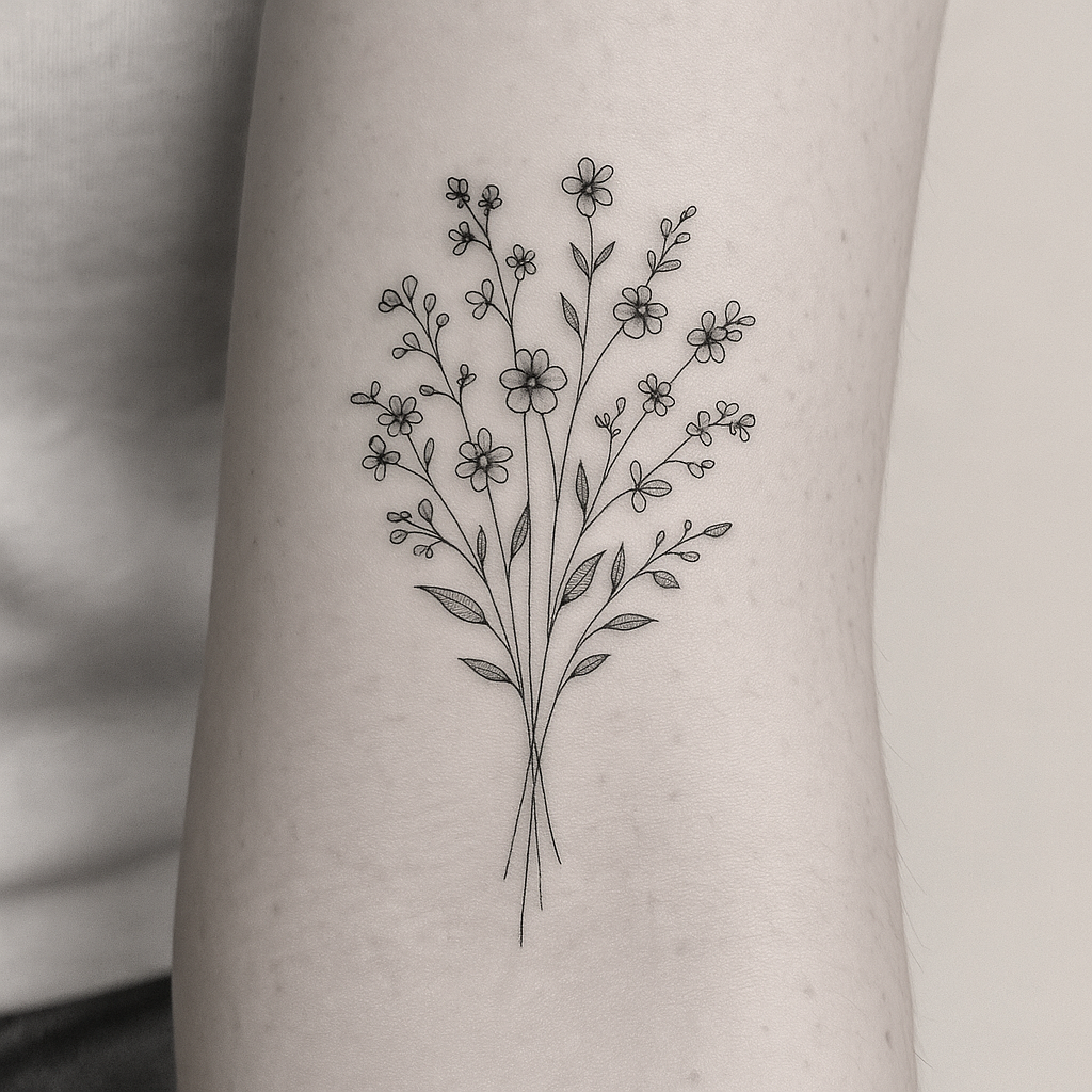 Le bouquet de fleurs sauvages