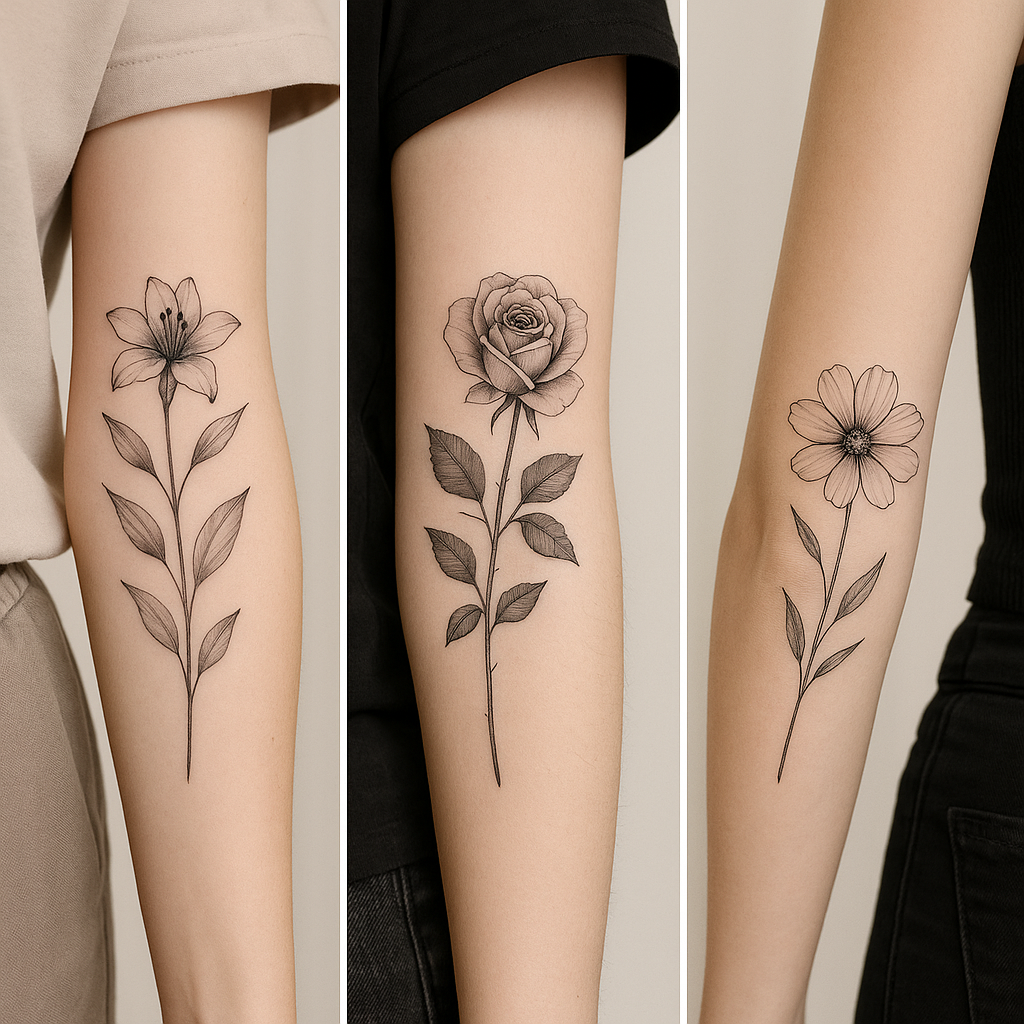 Où placer son tatouage fleur sur l’avant-bras ?