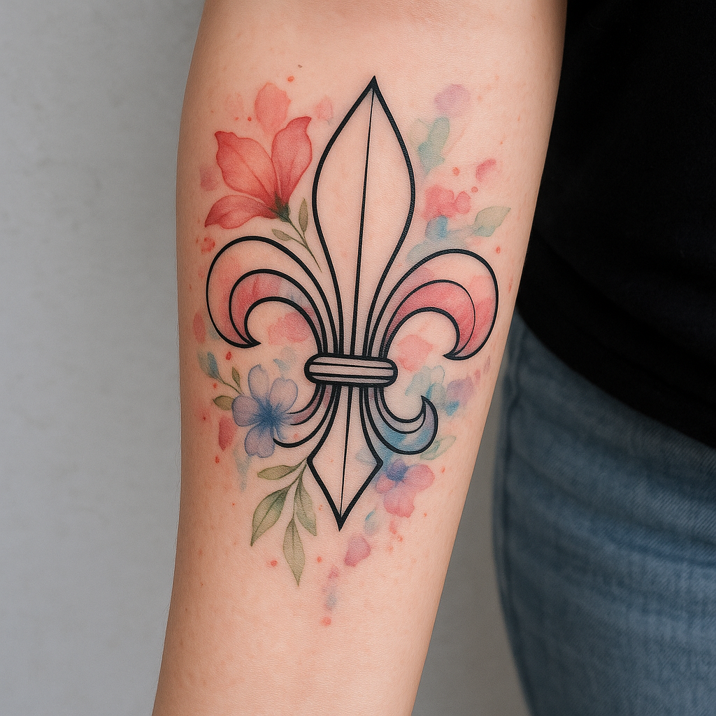 La fleur de lys en couleur