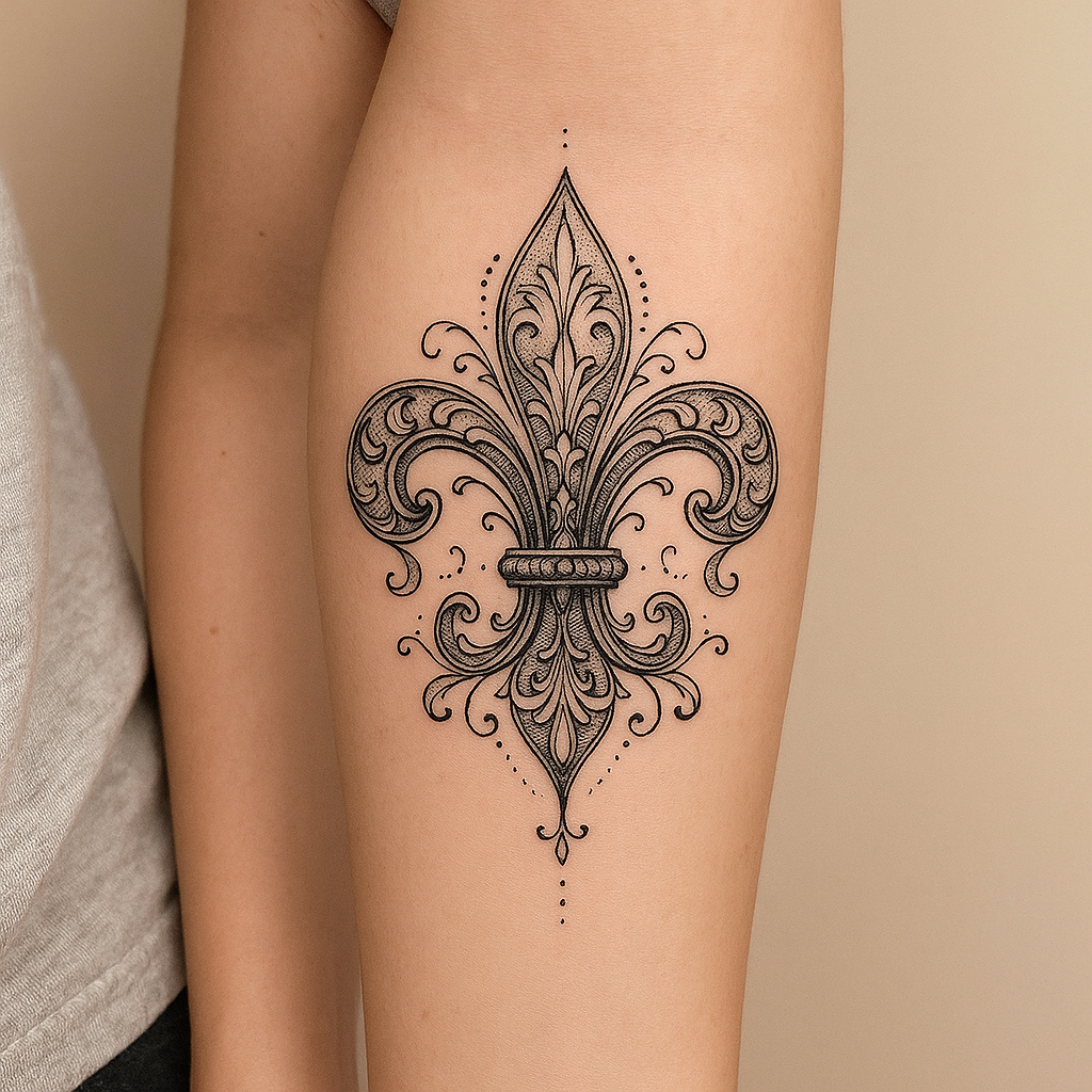 La fleur de lys en version ornementale