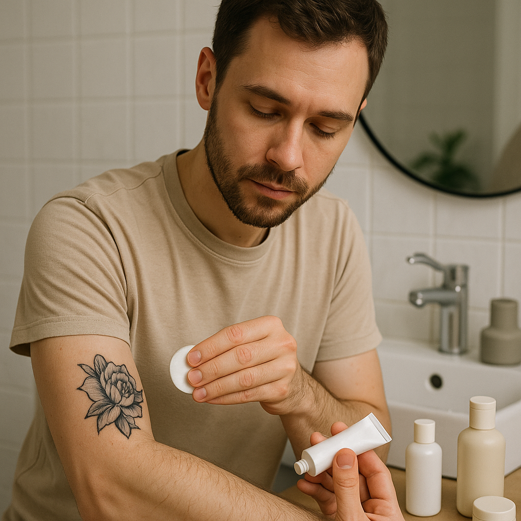 Après le tatouage : garder un rendu propre