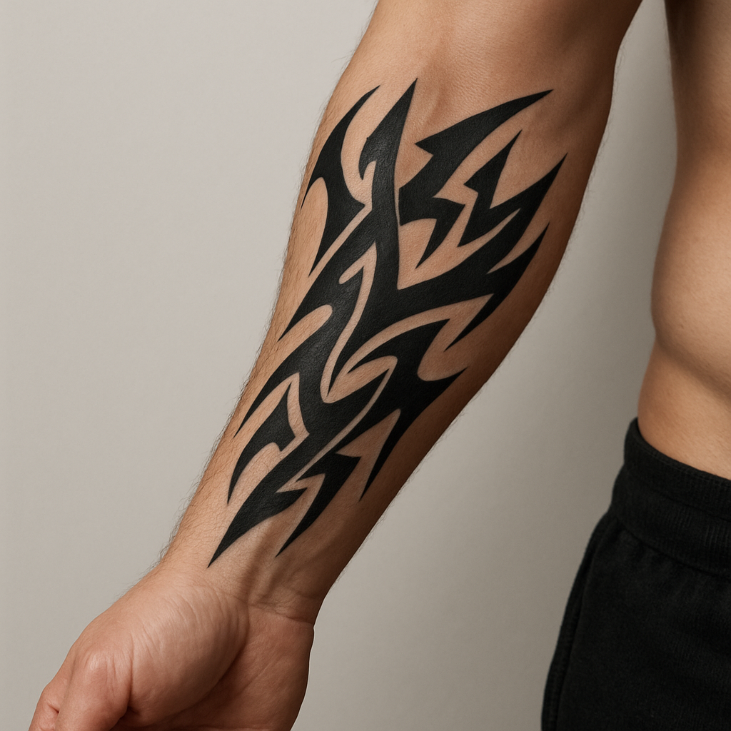 Le tribal en forme de flèches et de pointes