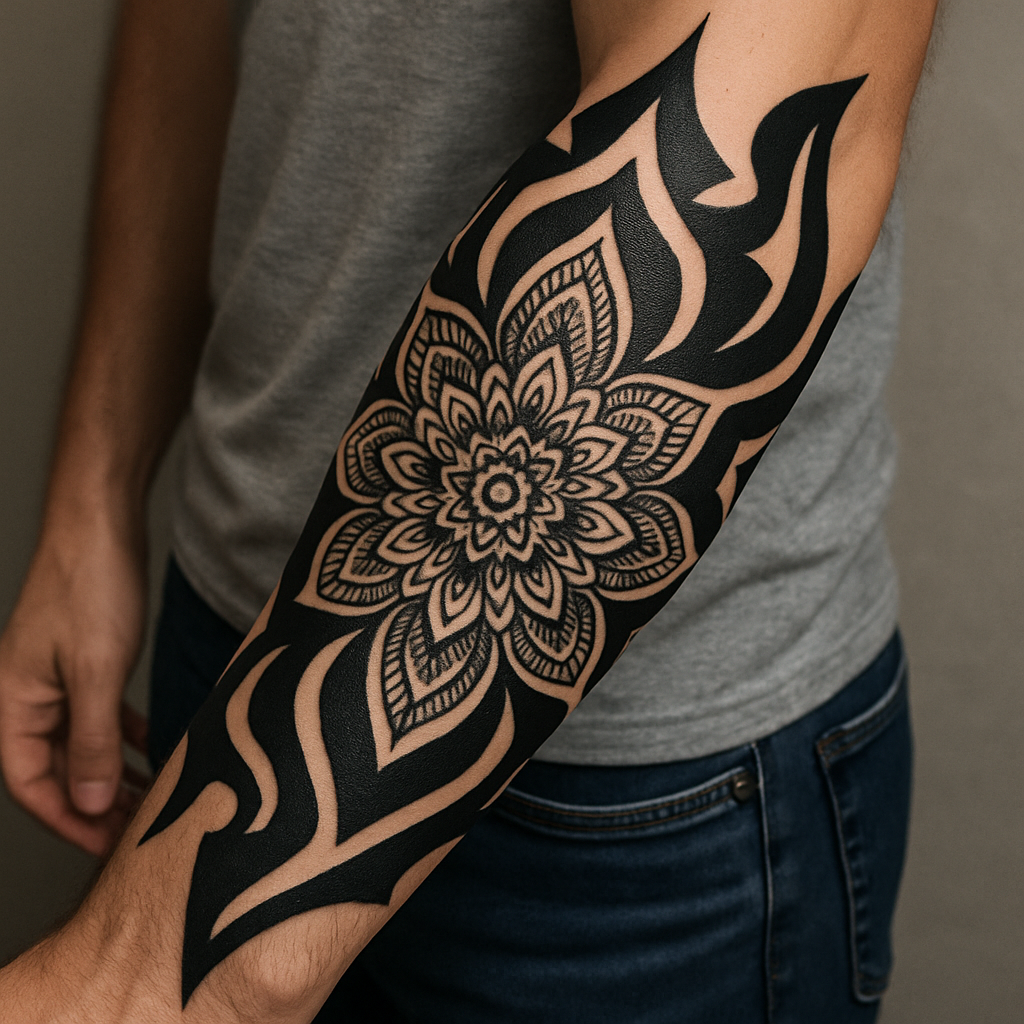 Le tribal mêlé au mandala