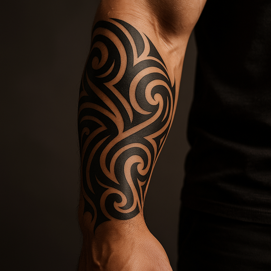 Le demi-manchon tribal