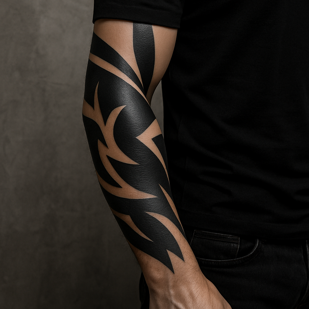 Le tribal noir massif