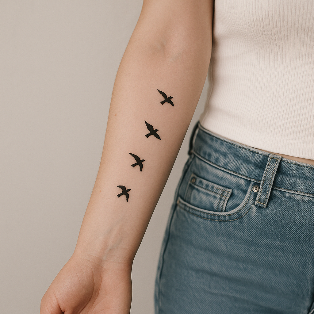 L’oiseau en vol