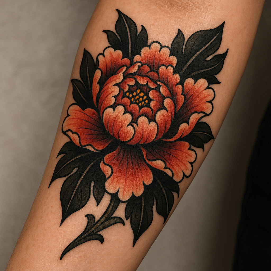 La pivoine japonaise