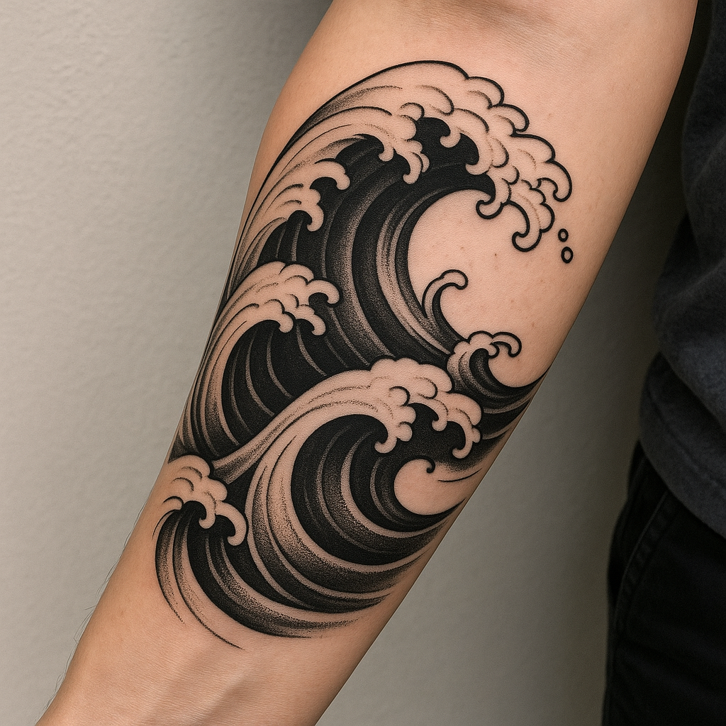 Les vagues japonaises