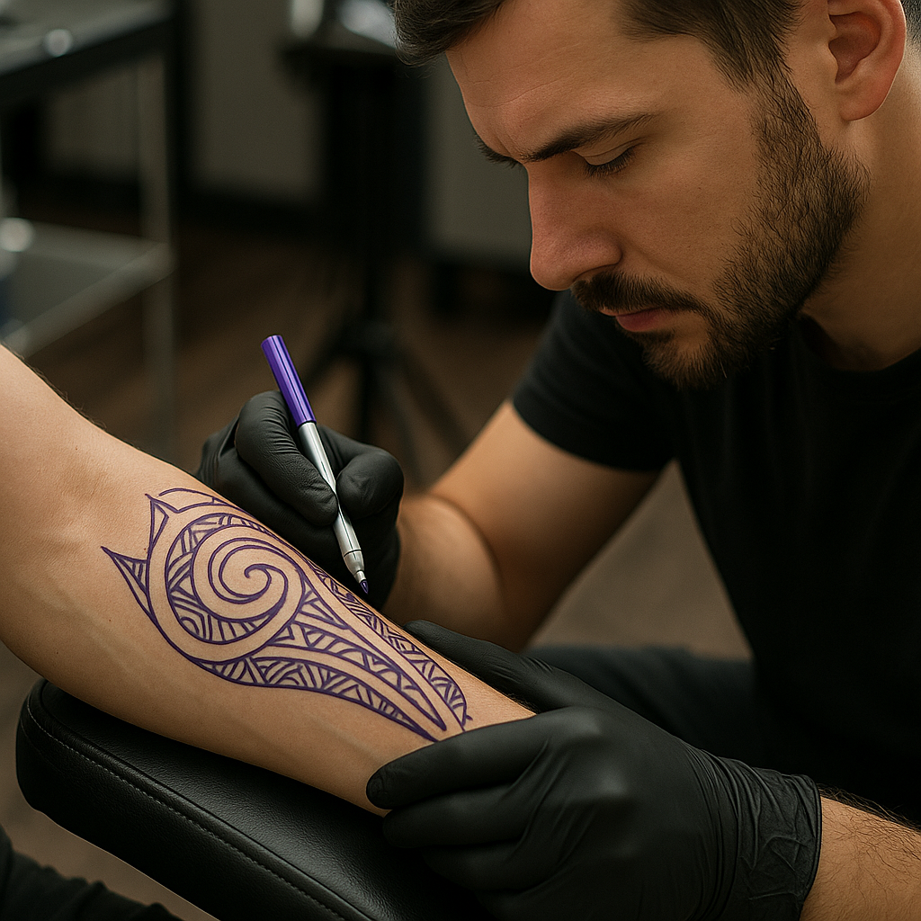 Préparer son projet avec le tatoueur