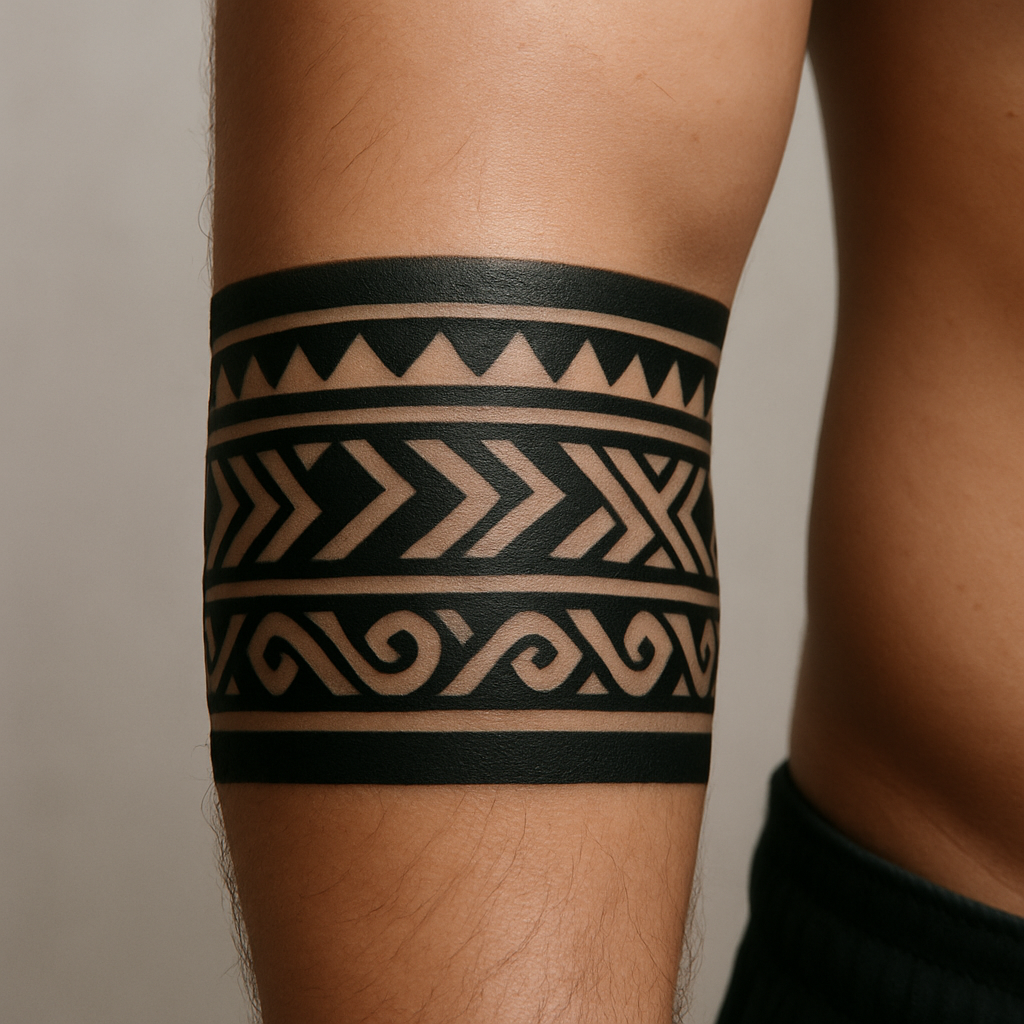 Le tatouage polynésien en bracelet