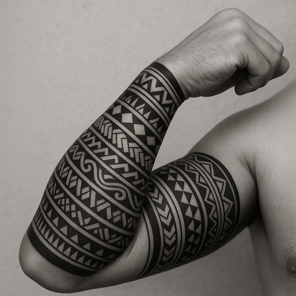 Le tatouage qui remonte vers le coude