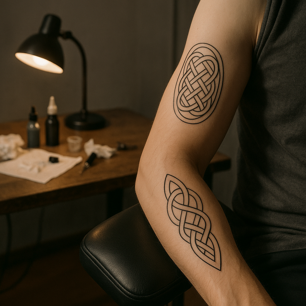 Pourquoi le bras fonctionne si bien pour un tatouage celtique