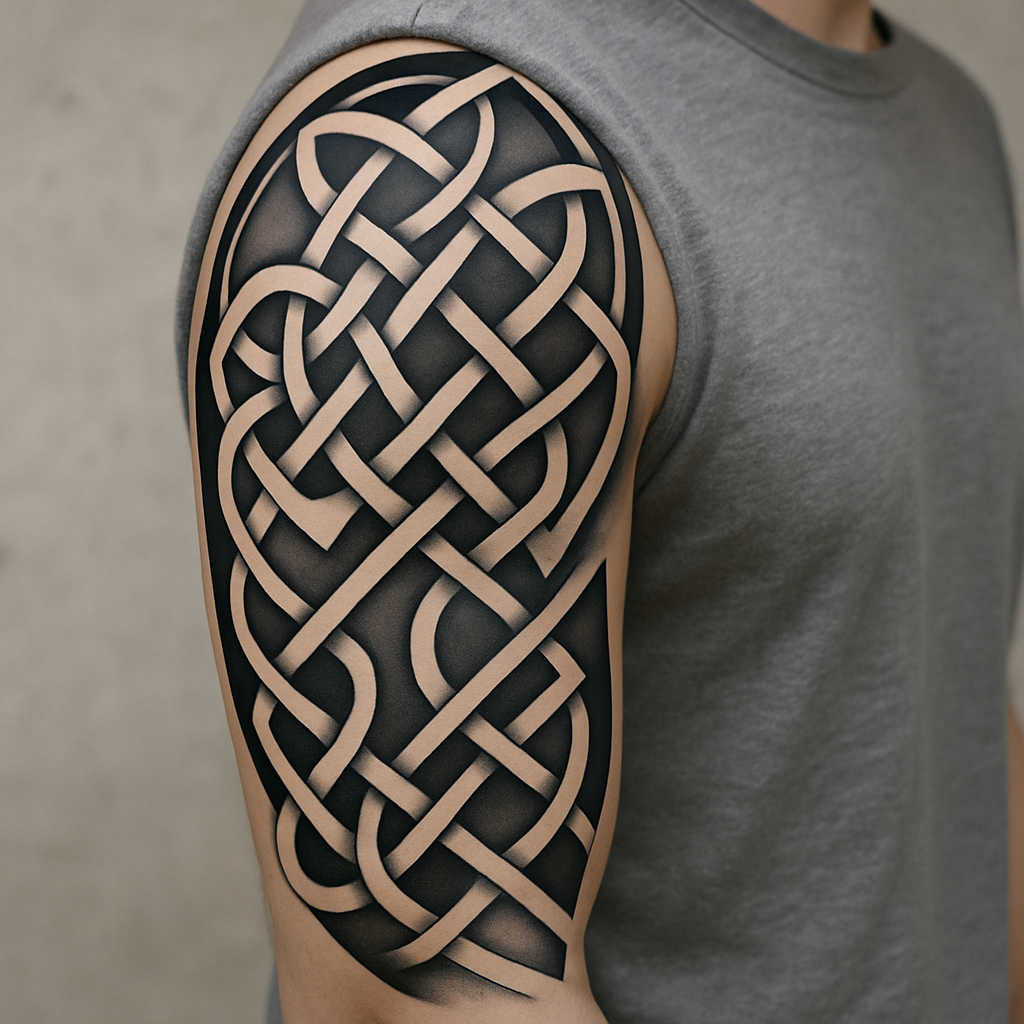Tatouage celtique moderne sur le bras : entre tradition et style personnel