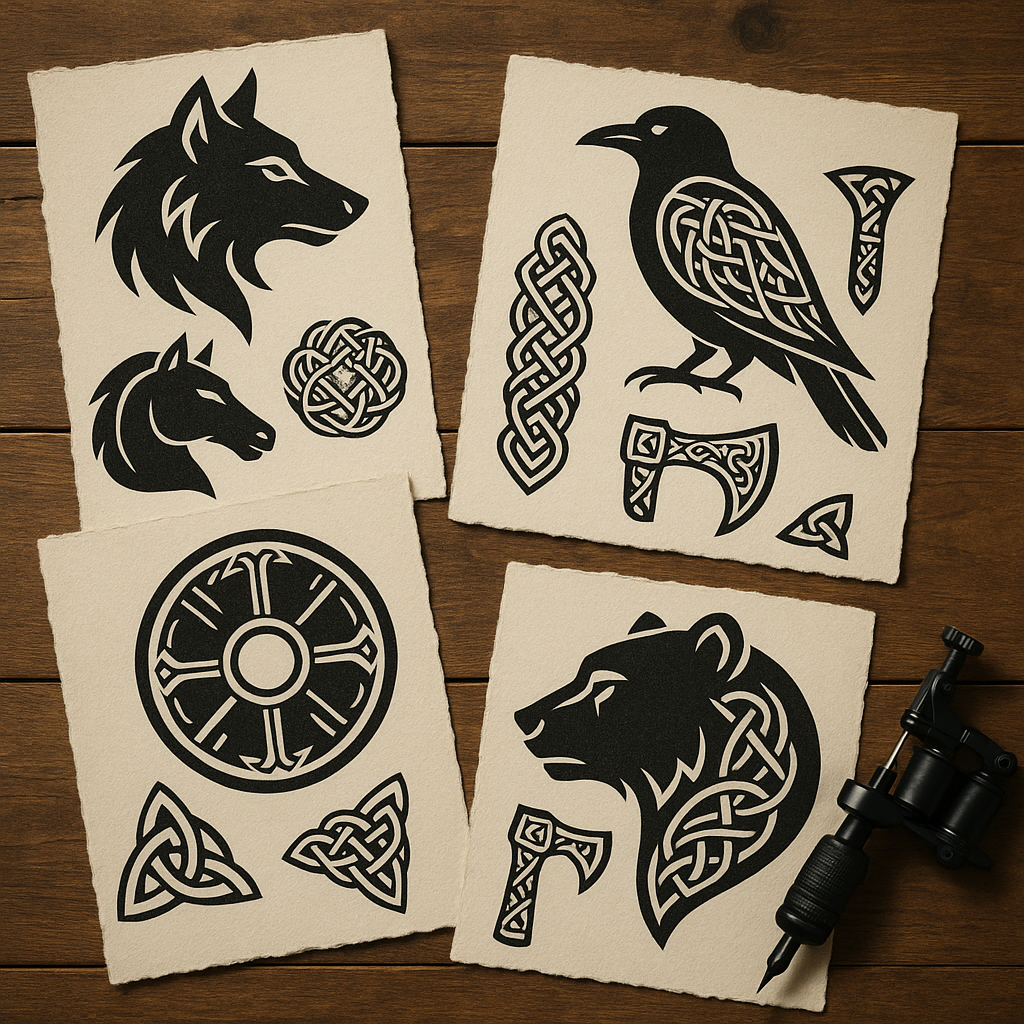 Inspirations pour un tatouage cou homme viking qui a du caractère